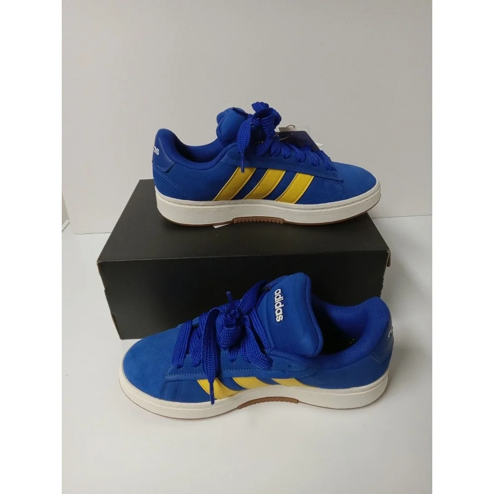 Adidas Grand Court Alpha Men's 11‎ Lucid Blue Yellow